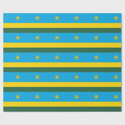 Ruanda-Flagge Geschenkpapier (Flach)