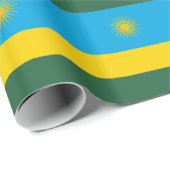 Ruanda-Flagge Geschenkpapier (Rolleneckpunkt)