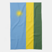 Ruanda-Flagge Geschirrtuch (Vertikal)