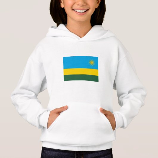 Ruanda-Flagge Hoodie (Vorderseite)