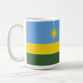 Ruanda-Flagge Kaffeetasse (Links)