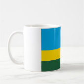 Ruanda-Flagge Kaffeetasse (Links)