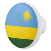 Ruanda-Flagge Keramikknauf (Rechts)
