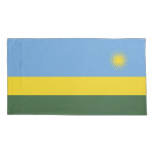 Ruanda-Flagge Kissenbezug (Rückseite)