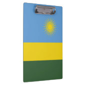 Ruanda-Flagge Klemmbrett (Rechts)
