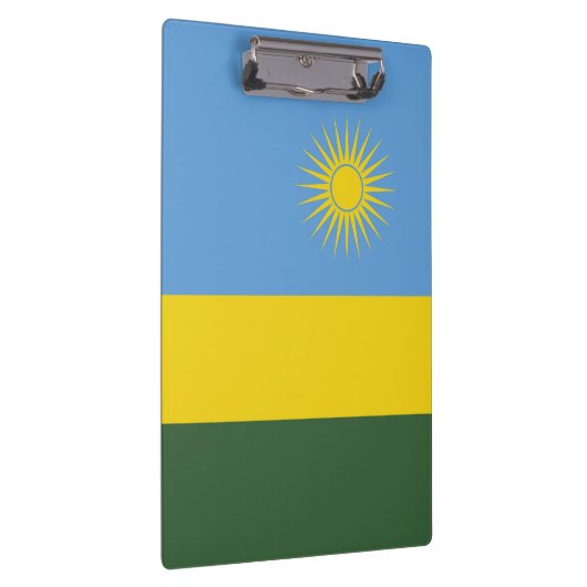 Ruanda-Flagge Klemmbrett (Rechts)