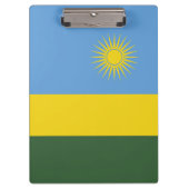Ruanda-Flagge Klemmbrett (Vorderseite)