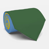 Ruanda-Flagge Krawatte (Gerollt)