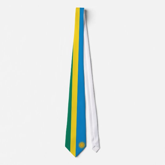 Ruanda-Flagge Krawatte (Vorderseite)