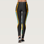 Ruanda-Flagge Leggings (Rückseite)
