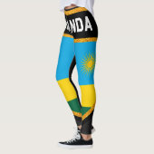 Ruanda-Flagge Leggings (Links)