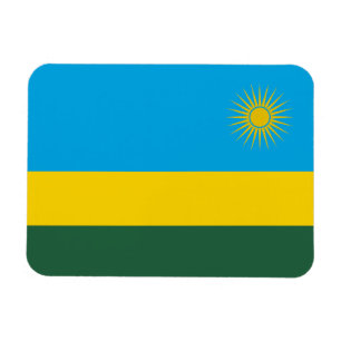 Ruanda-Flagge Magnet