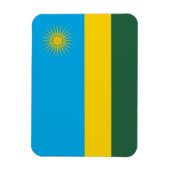 Ruanda-Flagge Magnet (Vertikal)
