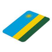 Ruanda-Flagge Magnet (Linke Seite)