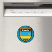 Ruanda-Flagge Magnet (In Situ (Geschirrspüler))