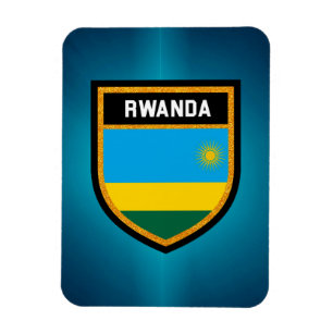 Ruanda-Flagge Magnet