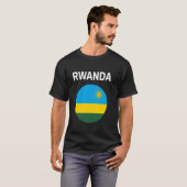 Ruanda-Flagge Modern T-Shirt (Vorne ganz)