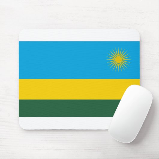 Ruanda-Flagge Mousepad (Mit Mouse)