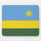 Ruanda-Flagge Mousepad (Vorne)