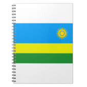 Ruanda-Flagge Notizblock (Vorderseite)
