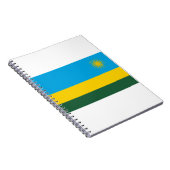 Ruanda-Flagge Notizblock (Rechte Seite)