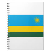 Ruanda-Flagge Notizblock (Vorderseite)