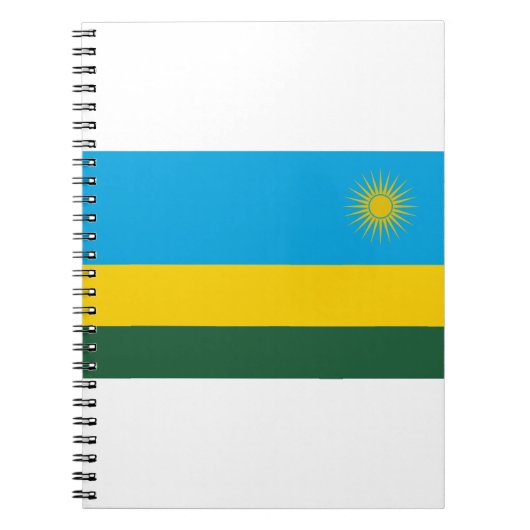 Ruanda-Flagge Notizblock (Vorderseite)