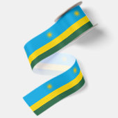 Ruanda-Flagge Satinband (Rückseite)
