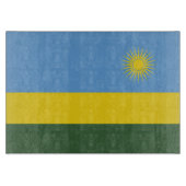 Ruanda-Flagge Schneidebrett (Vorderseite)