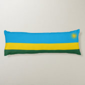 Ruanda-Flagge Seitenschläferkissen (Rückseite)