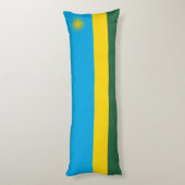 Ruanda-Flagge Seitenschläferkissen (Rückseite (Vertikal))