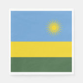 Ruanda-Flagge Serviette (Vorderseite)