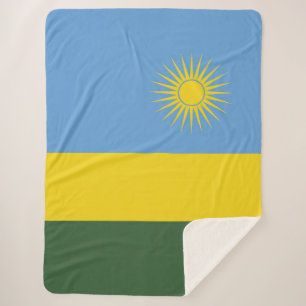 Ruanda-Flagge Sherpadecke
