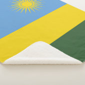 Ruanda-Flagge Sherpadecke (3/4)