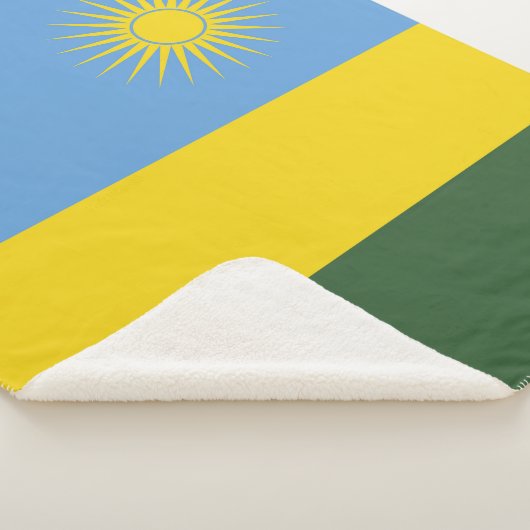 Ruanda-Flagge Sherpadecke (3/4)