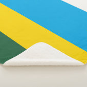 Ruanda-Flagge Sherpadecke (3/4)