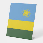 Ruanda-Flagge Sockelschild (Vorderseite)