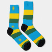 Ruanda-Flagge Socken (Rechts)