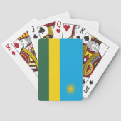 Ruanda-Flagge Spielkarten (Rückseite)