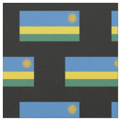 Ruanda-Flagge Stoff (Nahaufnahme)