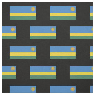 Ruanda-Flagge Stoff