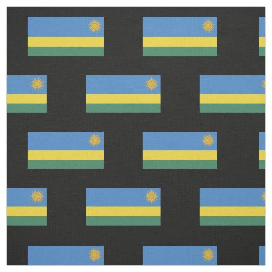 Ruanda-Flagge Stoff (Muster)