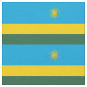 Ruanda-Flagge Stoff (Nahaufnahme)
