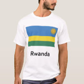 Ruanda-Flagge T-Shirt (Vorderseite)