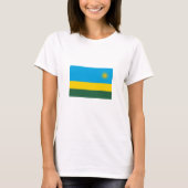 Ruanda-Flagge T-Shirt (Vorderseite)