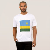 Ruanda-Flagge T-Shirt (Vorne ganz)