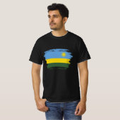 Ruanda-Flagge T-Shirt (Vorne ganz)