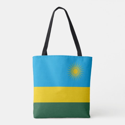 Ruanda-Flagge Tasche (Rückseite)