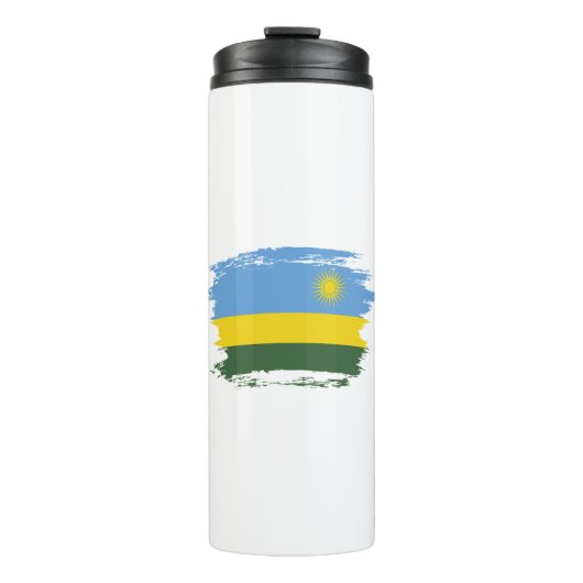 Ruanda-Flagge Thermosbecher (Vorderseite)