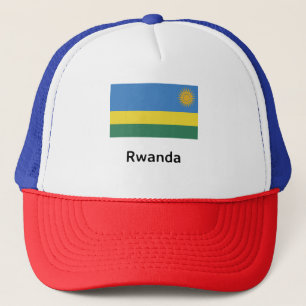 Ruanda-Flagge Truckerkappe